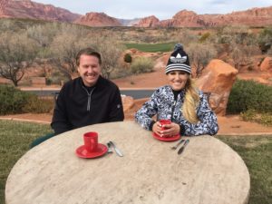 Jimmy and Natalie at ENTRADA AT SNOW CANYON