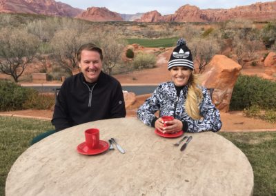 Jimmy and Natalie at ENTRADA AT SNOW CANYON