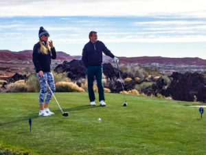 Natalie and Jimmy at ENTRADA AT SNOW CANYON