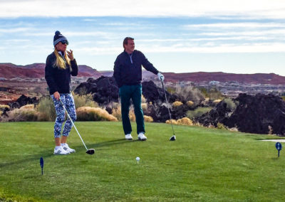 Natalie and Jimmy at ENTRADA AT SNOW CANYON