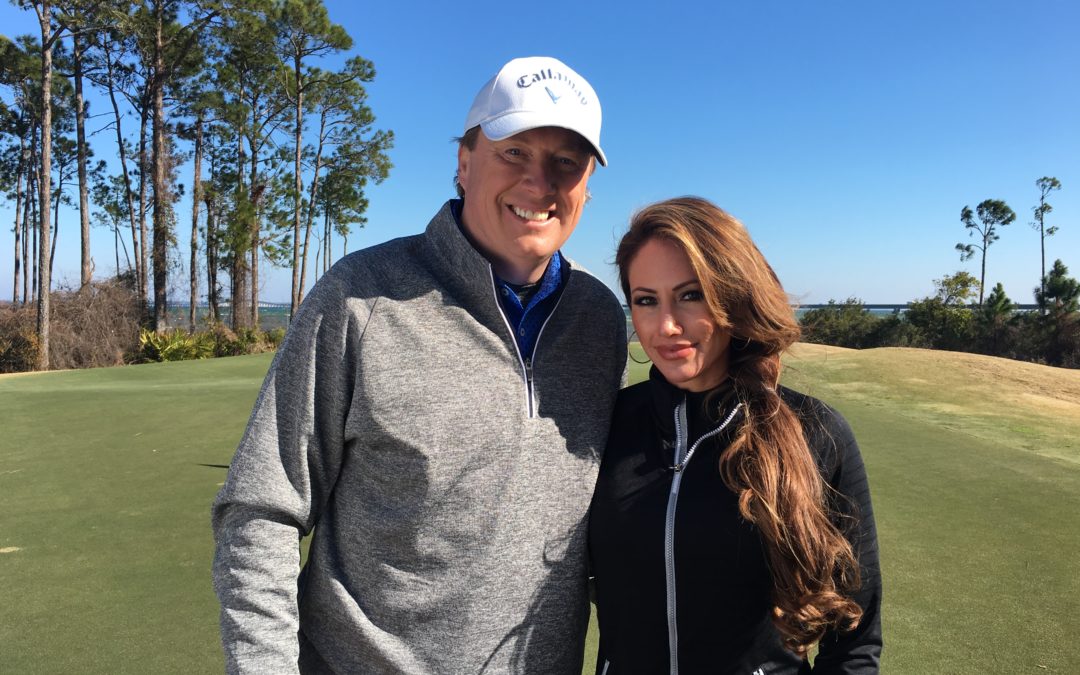 Golf 18 Holes Holly Sonders Jimmy Hanlin