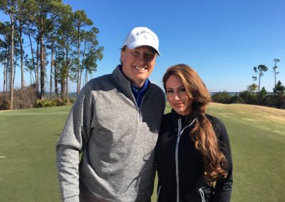 Golf 18 Holes Holly Sonders Jimmy Hanlin