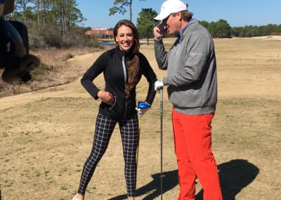 Golf 18 Holes Holly Sonders Jimmy Hanlin