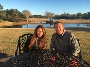 Golf 18 Holes Holly Sonders Jimmy Hanlin