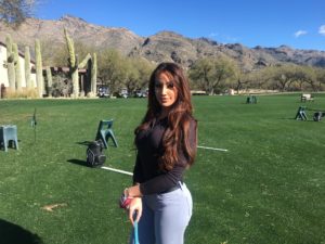 18 Holes co-host Holly Sonders